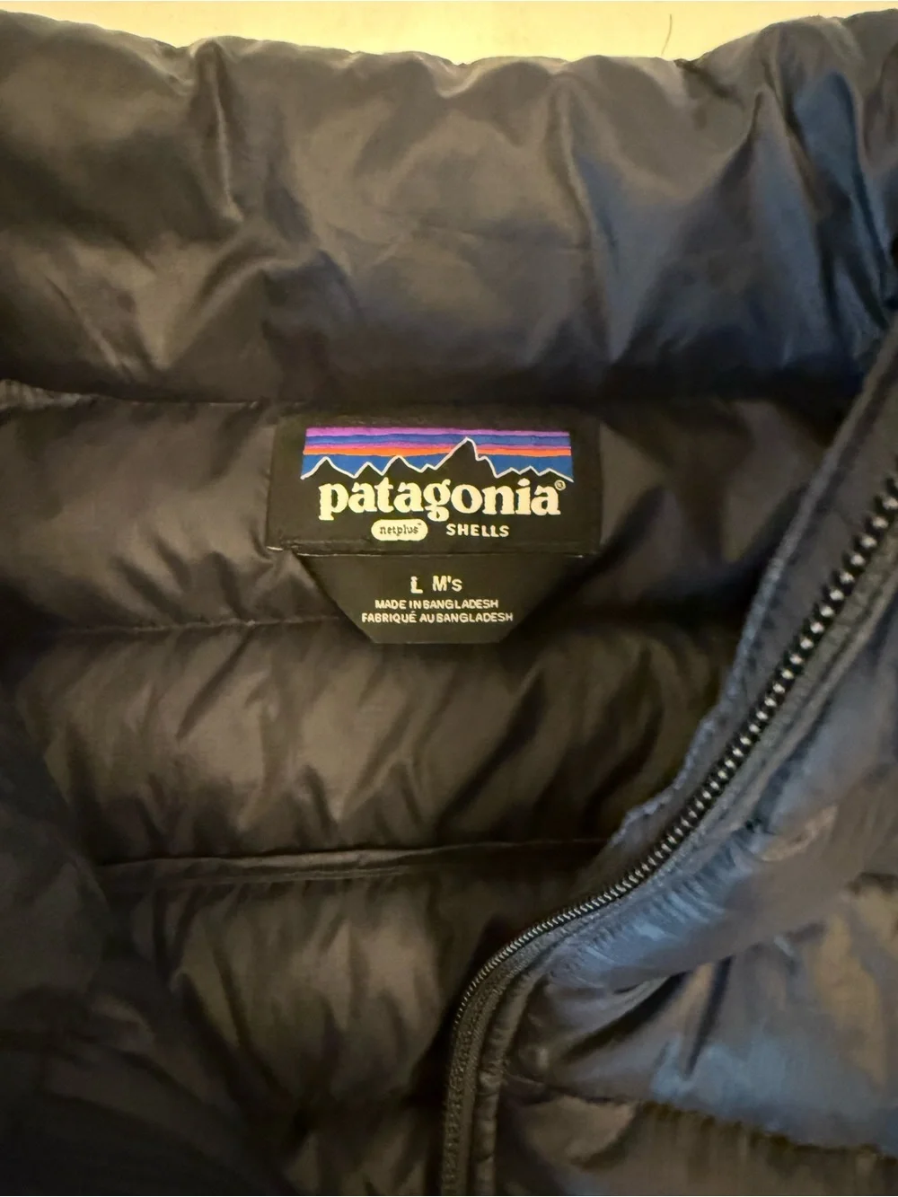 Patagonia Down Sweater Jacket 84675 Black Men’s Large Like New 800 Fill Down